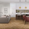 Кварцевая SPC плитка Damy Floor Chevron, Louvre