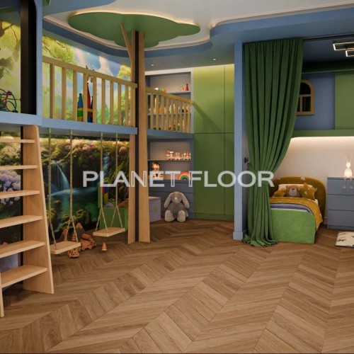 Кварцевая SPC плитка Damy Floor Chevron, Montsoreau