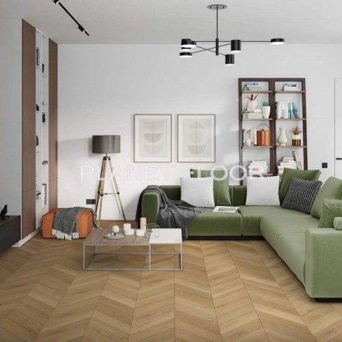 Кварцевая SPC плитка Damy Floor Chevron, Saint-Cloud