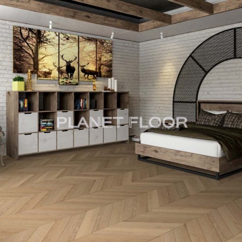 Кварцевая SPC плитка Damy Floor Chevron, Saint-Cloud