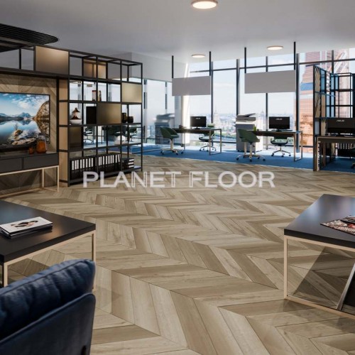 Кварцевая SPC плитка Damy Floor Chevron, Saint-Germain