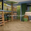 Кварцевая SPC плитка Damy Floor Chevron, Tuileries