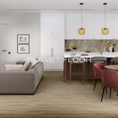 Кварцевая SPC плитка Damy Floor Family, Ginger Oak