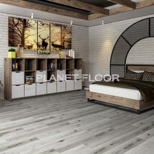Кварцевая SPC плитка Damy Floor Family, Classic Gray Oak