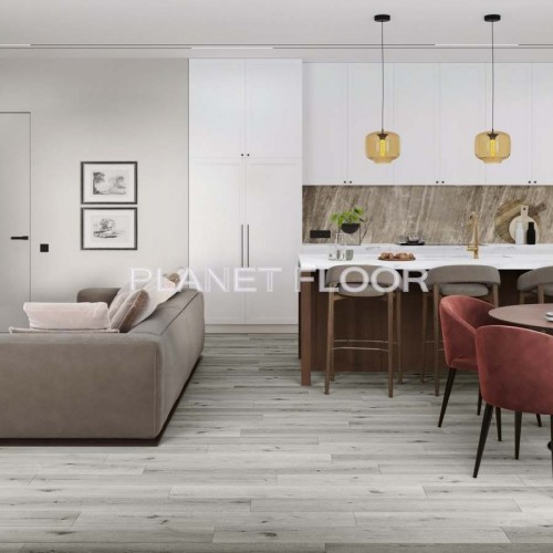Кварцевая SPC плитка Damy Floor Family, Classic Gray Oak