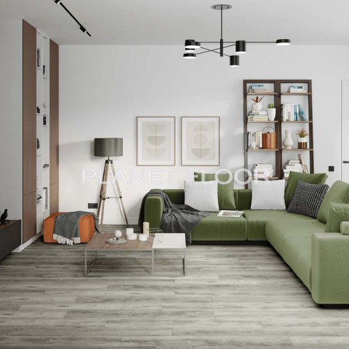 Кварцевая SPC плитка Damy Floor Family, Rustic Gray Oak