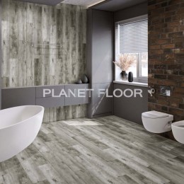 Кварцевая SPC плитка Damy Floor Family, Rustic Gray Oak
