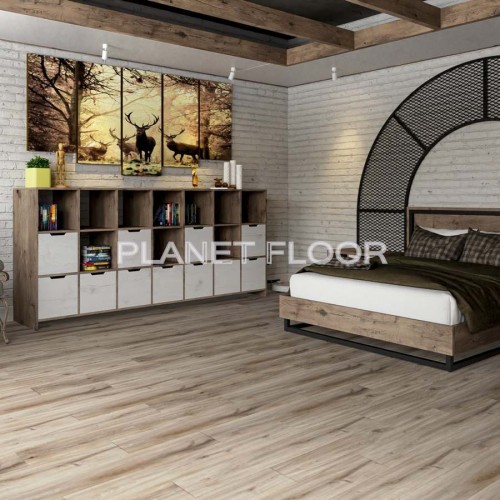 Кварцевая SPC плитка Damy Floor London, Natural Oak
