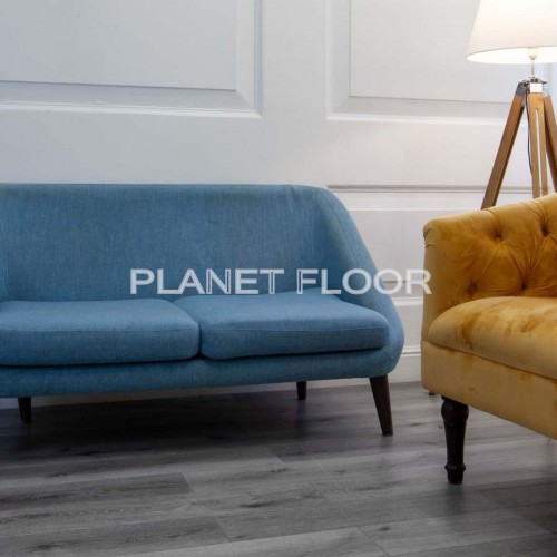 Кварцевая SPC плитка Damy Floor London, Silver Oak