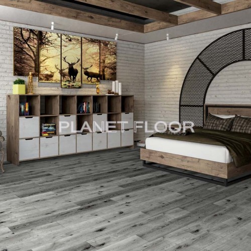 Кварцевая SPC плитка Damy Floor London, Silver Oak