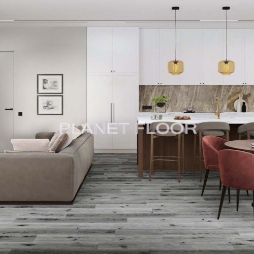 Кварцевая SPC плитка Damy Floor London, Silver Oak