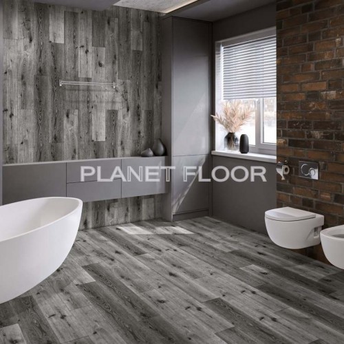 Кварцевая SPC плитка Damy Floor London, Silver Oak