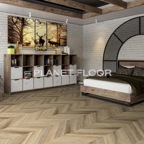 Кварц-виниловая LVT плитка Damy Floor Chevron, Amboise