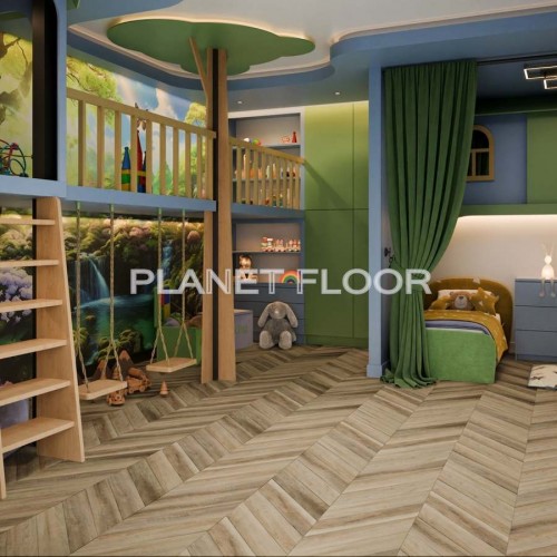 Кварц-виниловая LVT плитка Damy Floor Chevron, Amboise