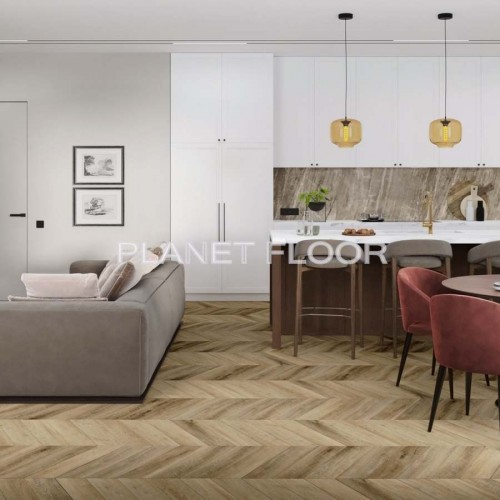 Кварц-виниловая LVT плитка Damy Floor Chevron, Amboise