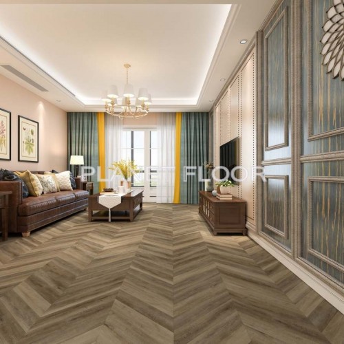 Кварц-виниловая LVT плитка Damy Floor Chevron, Amboise