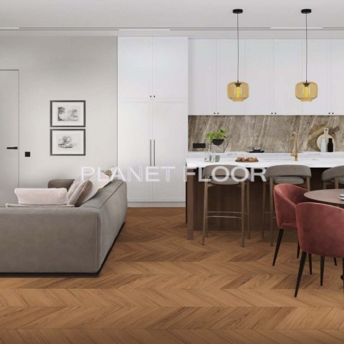 Кварц-виниловая LVT плитка Damy Floor Chevron, Blois