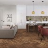 Кварц-виниловая LVT плитка Damy Floor Chevron, Chaillot