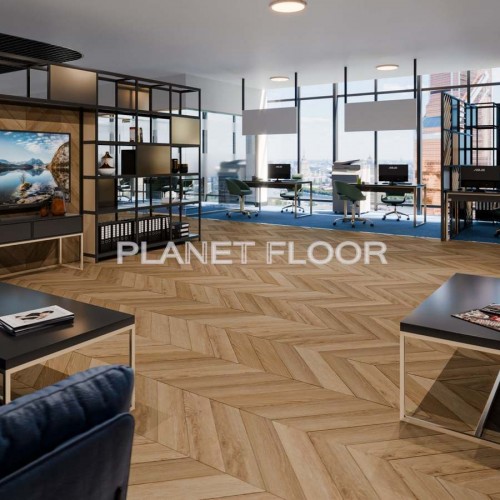 Кварц-виниловая LVT плитка Damy Floor Chevron, Louvre