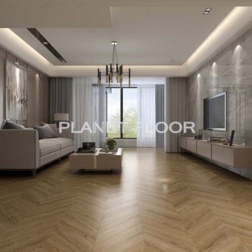Кварц-виниловая LVT плитка Damy Floor Chevron, Louvre