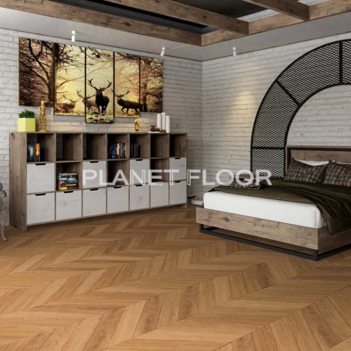 Кварц-виниловая LVT плитка Damy Floor Chevron, Montsoreau