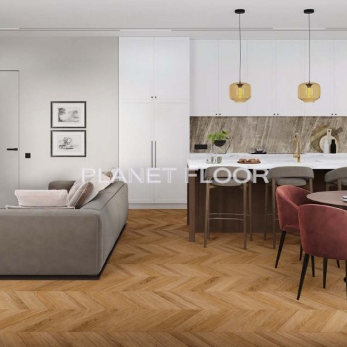 Кварц-виниловая LVT плитка Damy Floor Chevron, Montsoreau