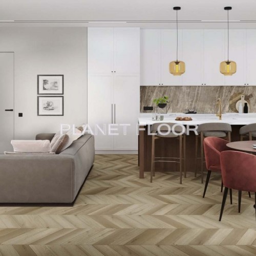 Кварц-виниловая LVT плитка Damy Floor Chevron, Saint-Germain