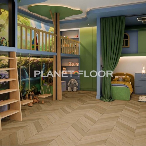Кварц-виниловая LVT плитка Damy Floor Chevron, Tuileries