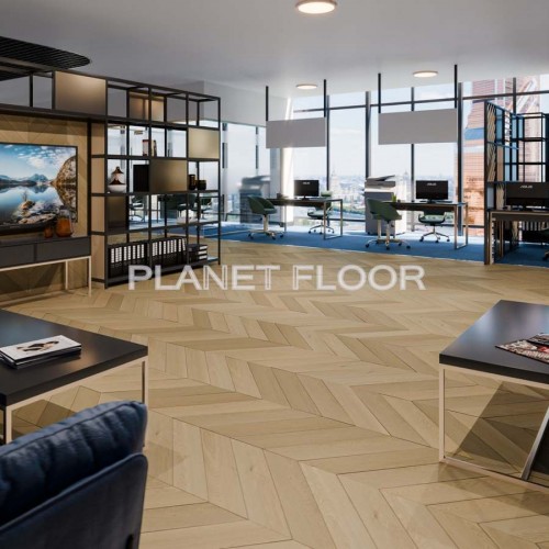 Кварц-виниловая LVT плитка Damy Floor Chevron, Tuileries