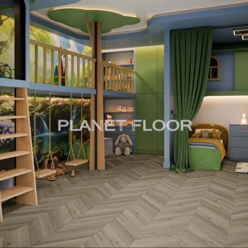 Кварц-виниловая LVT плитка Damy Floor Chevron, Versailles
