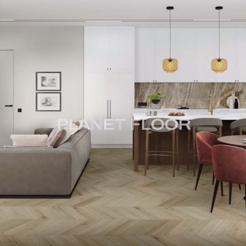 Кварц-виниловая LVT плитка Damy Floor Chevron, Versailles