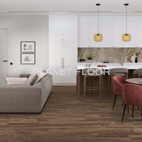 Кварц-виниловая LVT плитка Damy Floor Family, American Walnut