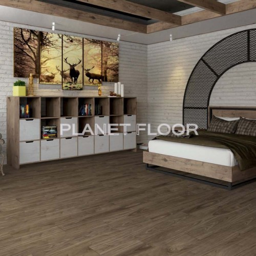 Кварц-виниловая LVT плитка Damy Floor Family, American Walnut