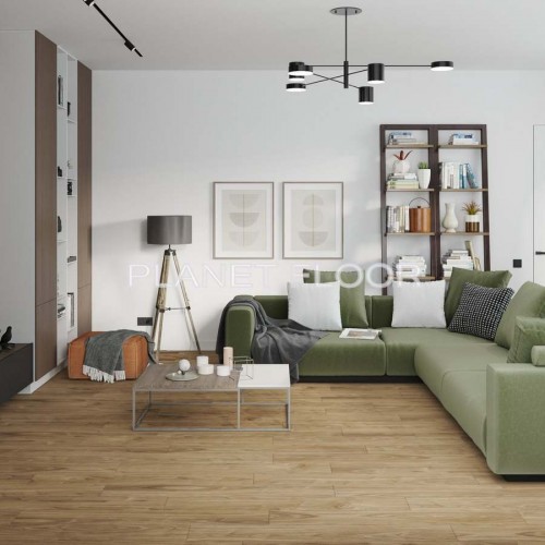Кварц-виниловая LVT плитка Damy Floor Family, European Walnut