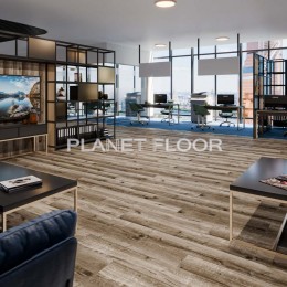 Кварц-виниловая LVT плитка Damy Floor Family, Ginger Oak
