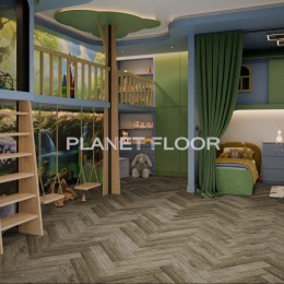 Кварц-виниловая LVT плитка Damy Floor London, Oxford