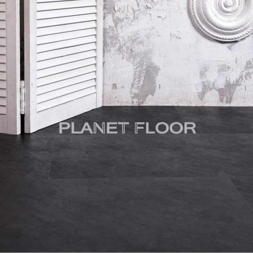 Виниловый ламинат Vinilam Ceramo Stone 61607 Сланцевый Черный