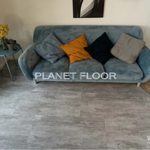 Виниловый ламинат Vinilam Ceramo Stone 71614 Цемент Светлый 