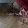 Виниловый ламинат Vinilam Parquet Chevron Glue RI107516 Шеврон Лувр Glue