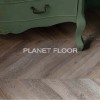 Виниловый ламинат Vinilam Parquet Chevron Glue RI153616CL4 Шеврон Шампань Glue