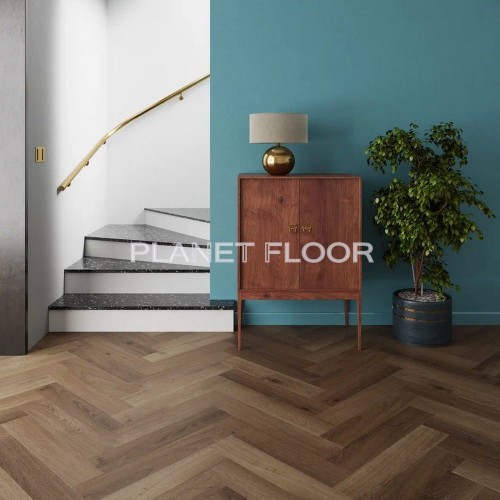 Виниловый ламинат Invictus Maximus Herringbone Highland Oak (chocolate 42), рис. 3
