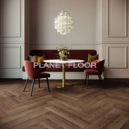 Виниловый ламинат Invictus Maximus Herringbone Highland Oak (chocolate 42)