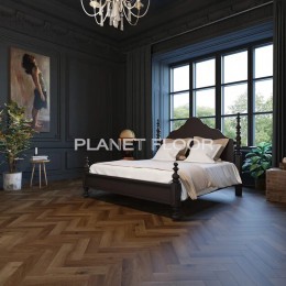 Виниловый ламинат Invictus Maximus Herringbone Highland Oak (chocolate 42)