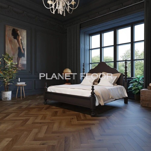Виниловый ламинат Invictus Maximus Herringbone Highland Oak (chocolate 42), рис. 6