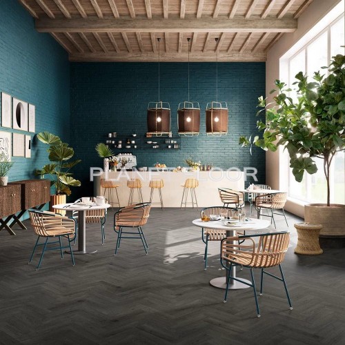 Виниловый ламинат Invictus Maximus Herringbone Highland Oak (ebony 99), рис. 3