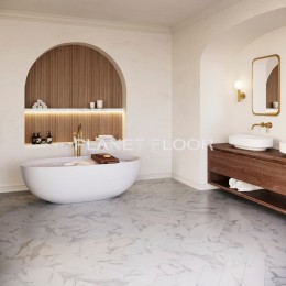 Виниловый ламинат Invictus Maximus Herringbone Pure Marble (snowflake)