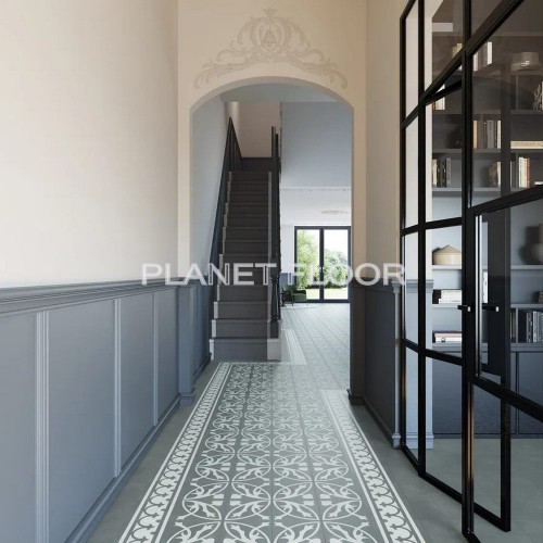 Виниловый ламинат Invictus Maximus Tile Victorian Treasure deco (smoke)