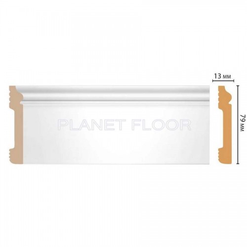 Плинтус напольный Decomaster D005-114 79x12x2400 мм