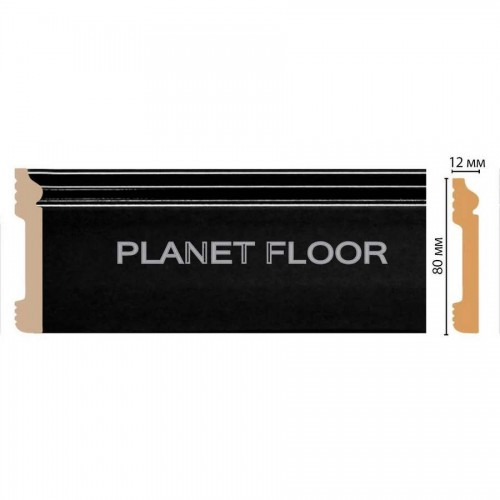 Плинтус напольный Decomaster D005-195 ДМ 79x12x2400 мм