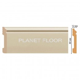 Плинтус напольный Decomaster D005-61 79×12×2400 мм